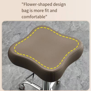 Silla de Estilista para Salón de Belleza, Taburete para Peluquería, Muebles de Salón, Silla de Barbería, Silla de Estilismo Contemporánea con Forma de Flor - Product Image 4