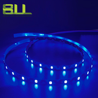 Lumière LED flexible bleu foncé en forme de S SMD2835 12V 24V pour rétro-éclairage de lettre publicitaire