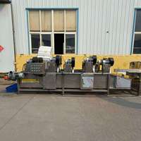Elektrische fruitsalademachine, catering salademaker, voedselverwerker, saladeproductielijn, spinaziesnij- en droogmachine