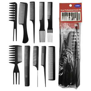 Pettine per Capelli Lisci di Alta Qualità con Logo Personalizzato, Pettine Antistatico in Fibra di Carbonio per Parrucchieri e Barbieri - Product Image 5