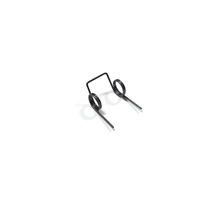 Vente en gros de ressorts de torsion à double spirale sur mesure en métal, acier inoxydable, double fil, formage et pliage pour l'industrie