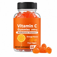 Sinaasappel-citroen vitamine C gummies gemengde fruitsmaak gummy vitamine op maat gemaakte smaak OEM gezondheidsvoedingsfabrikant