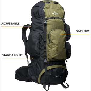 Sac à dos de randonnée en nylon léger et imperméable, échantillon gratuit, pour les voyages en plein air, le camping, les excursions touristiques - Product Image 5