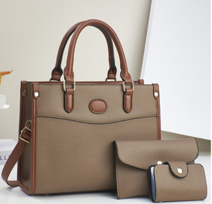 Bolsos Tote 2 en 1 con Asa Superior para Mujer Bolsos de Diseñador Cierre de Cremallera Forro de Poliéster a la Moda para Verano Invierno Otoño - Product Image 4