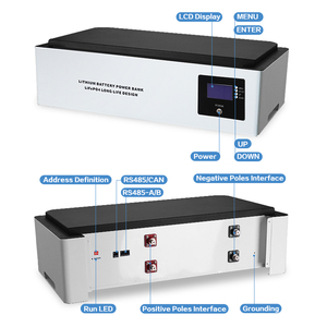 48 В литий-ионный аккумулятор 100ah 200ah Lifepo4 Akku 51,2 В 10kwh Штабелируемый аккумулятор - Product Image 2