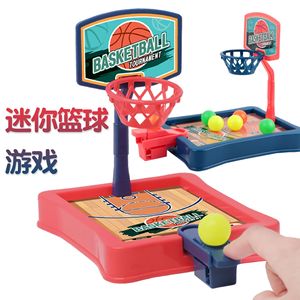 Lapangan Basket Mini Portabel Dalam Ruangan untuk Anak-Anak, Permainan Papan Interaktif Orang Tua-Anak, Mainan Tembak Jari dengan Ketapel Plastik - Product Image 4