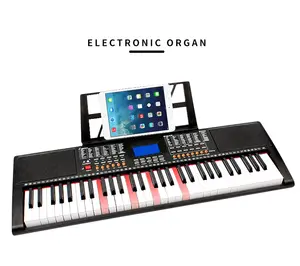 BDミュージック61キー電子キーボードMIDI機能Mp3プレイデュアルキーボード機能学習モード子供向け音楽オルガン