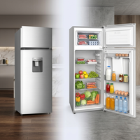 Réfrigérateur moderne à double porte OEM avec distributeur d'eau, faible consommation d'énergie, refroidissement efficace, congélateur supérieur