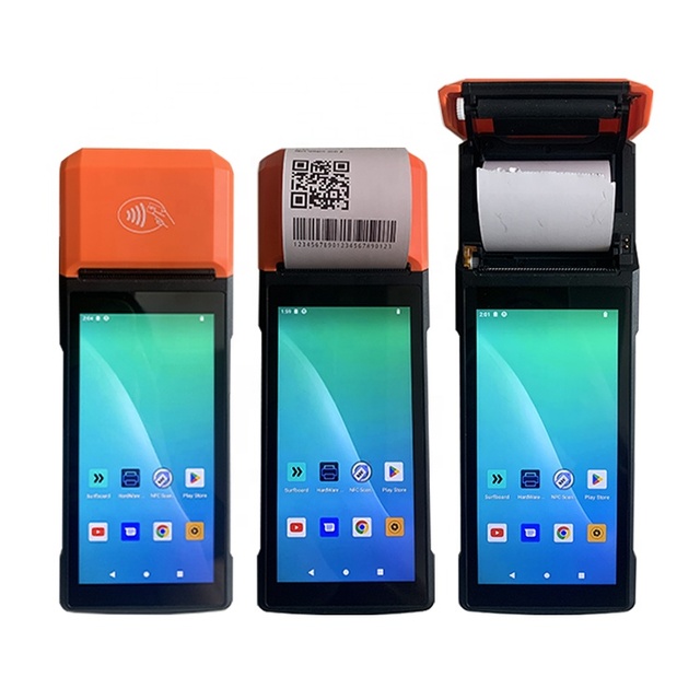 New Arrival NFC Card Reader Pos System Android 13.0 Handheld Pos Device Machine with Thermal Printer