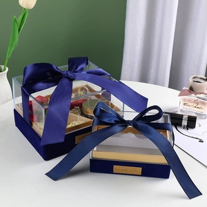 Caja de Regalo Acrílica Minimalista Cuadrada para Bodas, Damas de Honor, Cumpleaños, Empaque de Lujo Portátil - Product Image 3