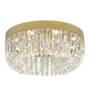 Lustres modernes LED de luxe, longs lustres LED pour la décoration de la maison, luminaires suspendus en cristal K9 - Product Image 1