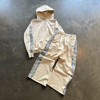 Conjunto de Sudadera con Capucha y Pantalón de Felpa Francesa de 500 g/m², Diseño Oversize, Sin Impuestos en EE. UU., Fabricante de Ropa Deportiva