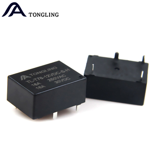 รีเลย์กำลังสูง รุ่น TONGLING <span class=keywords><strong>TL</strong></span>-T76-12VDC-S-H HF7520  แม่เหล็กไฟฟ้า  วัสดุโลหะผสมเงิน <span class=keywords><strong>16A</strong></span> 250VAC - Product Image 2