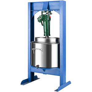 Presse à fruits hydraulique manuelle 18L/39L, extracteur de jus avec bec verseur et panier en acier inoxydable - Product Image 3