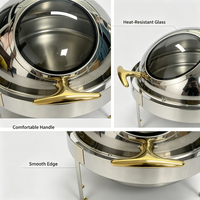 Fournitures dorées chauffe-soupe pour buffet restaurant plats de buffet plats de buffet plats de buffet restauration de buffet