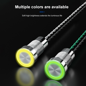 YHKJ interrupteur piézoélectrique tactile en métal acier inoxydable IP68 <span class=keywords><strong>bouton</strong></span> de pression tactile étanche 12/16/19/22/30MM - Product Image 4