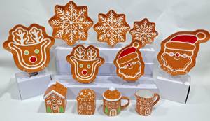 Agitatori per sale e <span class=keywords><strong>pepe</strong></span> in ceramica ecologica dipinti a mano - Product Image 5