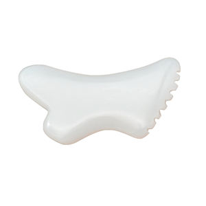 100% naturale bianco giada Guasha Stone Gua Sha strumento facciale per Spa <span class=keywords><strong>meditazione</strong></span> rilassante - Product Image 1