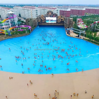 Vente chaude Équipement de parc aquatique d'amusement intérieur, piscine à vagues artificielles, machine à vagues de surf, fabriqué en acier de haute qualité