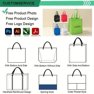 Wholesale Custom logo Reusable Non-woven Bag New NonWoven Bag Eco Tote Shopping Bag - Product Image 4