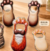 Neues Modell Dreidimensionaler Dicke-Katzenkrallen-Flaschenöffner - Magnetische Pfoten Bieröffner - Metall-Kühlschrankmagnet Flaschenöffner