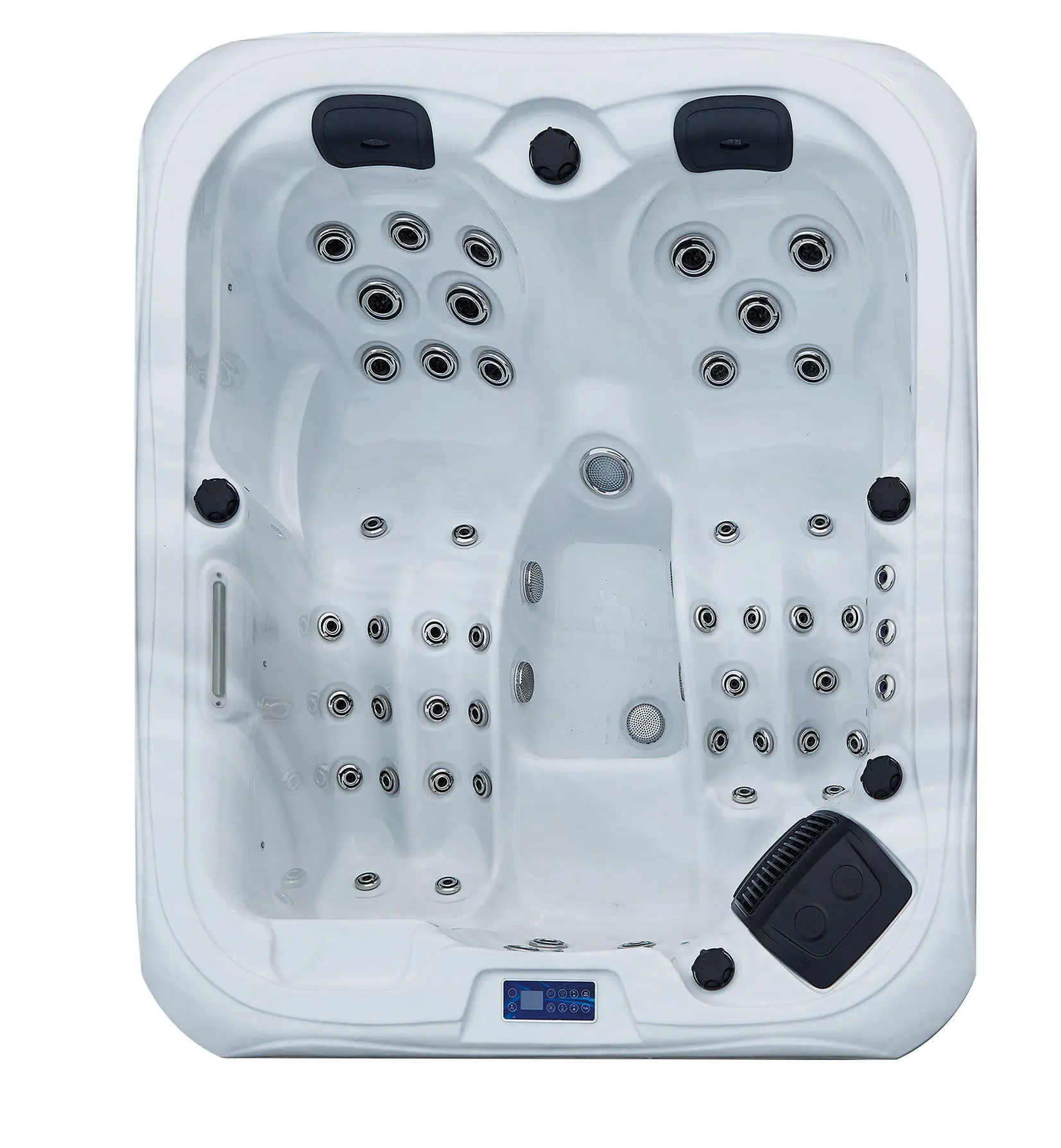 Luxo Balboa Hot Tub Outdoor Para Backyard Swim Spa Com Painel Touchscreen Banheira Spa Acrílica Com Função De Massagem