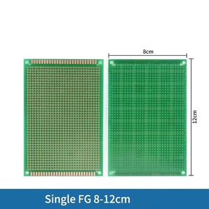 Carte de circuit imprimé universelle verte FR4 simple face pour prototypage, carte de soudure DIY 2,54 mm - Product Image 5