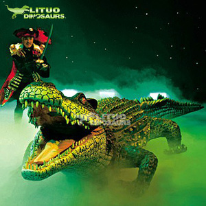 Coccodrillo Animatronico Cavalcabile per Parco Giochi - Product Image 4