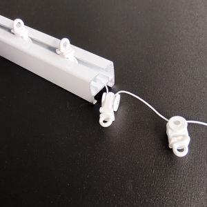 Glissière pour <span class=keywords><strong>rideau</strong></span> à plis ondulés en S pour rails de rideaux électriques automatiques motorisés - Product Image 4