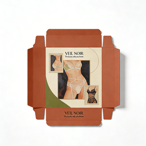 Boîte d'emballage personnalisée avec estampage doré, boîte durable pour lingerie sexy et présentoir professionnel pour vêtements intimes - Product Image 2