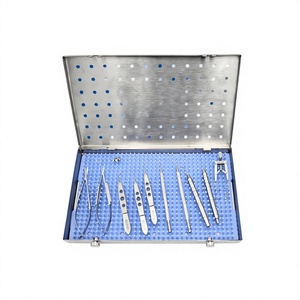 Kit Quirúrgico Completo para Cataratas de Alta Calidad, 12 Piezas, Instrumentos Oftálmicos Reutilizables, Autoclavables, Certificación CE - Product Image 1