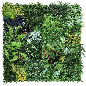 Plantas Artificiales Decoracion felce appesa a parete esterna appesa foglie verdi appese piante artificiali finta pianta - Product Image 4