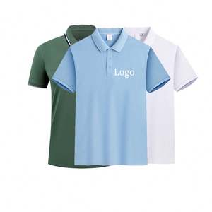 Vente de gros Uniforme de travail personnalisé de haute qualité Polos de sport en coton polyester unis polos pour hommes - Product Image 1
