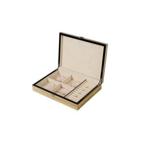 DS DSJ-1003 High Quality Custom Logo Rectangle Organizer Travel <b>Lacquer</b> Luxury Wooden Jewelry Box - Product Image 4