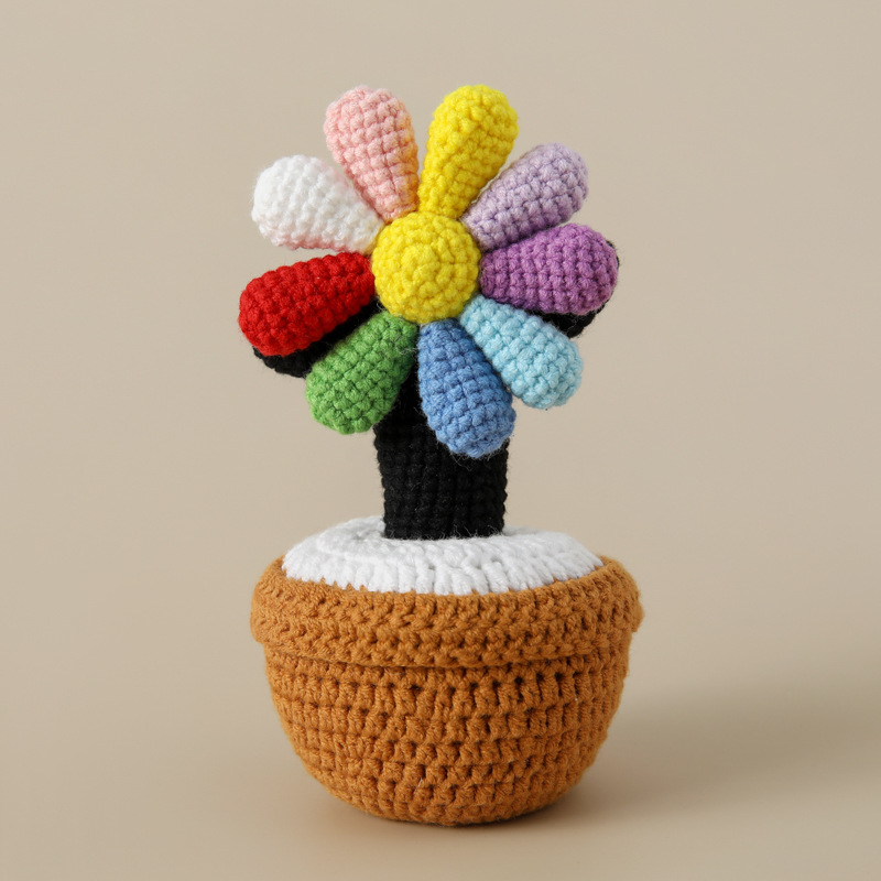 Pianta in vaso arcobaleno