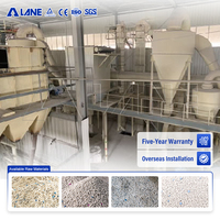 Ligne de production de litière pour chats LANE 1-5 T/H, machine granulatrice de bentonite, usine de fabrication de granulés de litière agglomérante pour chats