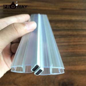 Accesorios para Mamparas <span class=keywords><strong>de</strong></span> <span class=keywords><strong>Ducha</strong></span>, Tira <span class=keywords><strong>de</strong></span> Sellado para Vidrio Curvo o Plano <span class=keywords><strong>de</strong></span> 4-8 mm, para Puertas <span class=keywords><strong>de</strong></span> Baño - Product Image 2