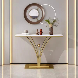 Table Étroite de Style Chinois Design Maître Moderne, Table <span class=keywords><strong>Murale</strong></span> Décorative d'Art Simple de Luxe pour Meuble d'Entrée Maison Nouveau Style - Product Image 1