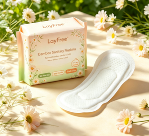 <span class=keywords><strong>Toallas</strong></span> Sanitarias Ecológicas para Mujer, Absorbentes Premium de Bambú Biodegradable e Hipoalergénicas OEM - Product Image 1