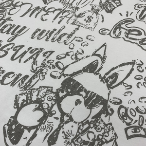 Camisetas recortadas de gran tamaño para hombre con estampado gráfico personalizado al por mayor, camiseta boxy con pedrería y hombros caídos de algodón pesado de 220gsm - Product Image 5