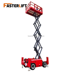 쿠보타 디젤 18m FL 자주식 시저리프트 1000kg 용량 건설용 이동식 고소작업대 - Product Image 6