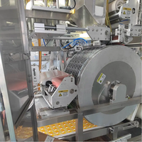 Machine d'emballage automatique haute vitesse pour détergent à lessive en film PVA soluble dans l'eau, contrôlée par PLC, pour sachets de poudre liquide en plastique