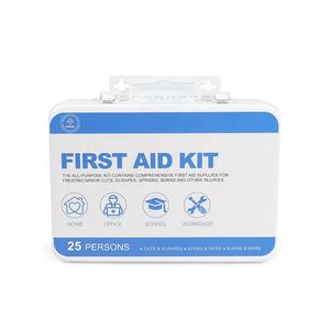 25 אנשים רכוב מתכת תיבת עזרה ראשונה ערכת עזרה ראשונה ערכת עזרה ראשונה עבור משרד פנים חיצוני - Product Image 3