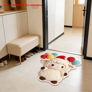 Tapis sur mesure de designer, tapis doux à motif animalier irrégulier, tapis de forme originale - Product Image 5