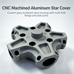 Componente Conector de Aluminio Anodizado Negro Mate, Mecanizado CNC de Precisión, Procesado Según Planos o Muestras del Cliente - Product Image 2