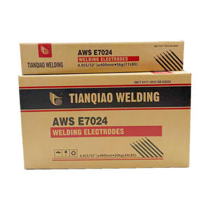 Électrode de soudage AWS E7024, tige de remplissage rapide, acier au <span class=keywords><strong>carbone</strong></span> AC/DC pour les longues trames droites sur les plaques épaisses - Product Image 5