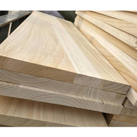 Lembaran Kayu Paulownia Solid Grade AA 4x8 18mm, Papan Paulownia Ringan dengan Sambungan Tepi untuk Inti Snowboard dan Papan Selancar