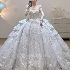 Sweetheart Beaded Sequined Ball Gown <b>Wedding</b> Dressluxury Customized Novias Vestidos Lsjj86 Jancember - Product Image 2