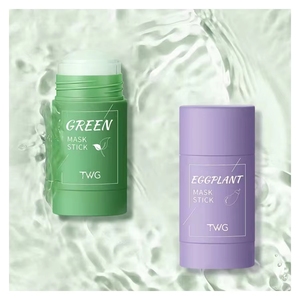 Mascarilla Facial Sólida de Té Verde/Berenjena TWG RTS, 40g, Limpieza Profunda, Cuidado Facial, Mascarilla Facial de Té Verde en Barra - Product Image 1