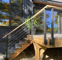YL METAL Garde-corps en câble métallique de haute qualité en acier inoxydable pour escaliers, balcons, terrasses et poteaux